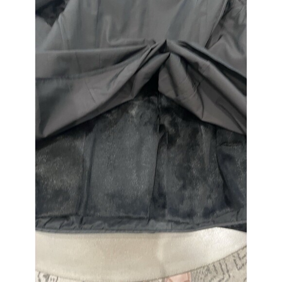 Prodi Women’s Winter Genuine Embossed Black Leather Coat Fox Fur Trim XXL - Picture 13 of 16